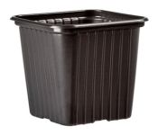 Square nursery pot 9 х 9 х 10cm (soft plastic)