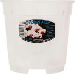 Clear orchid pot, 17 cm