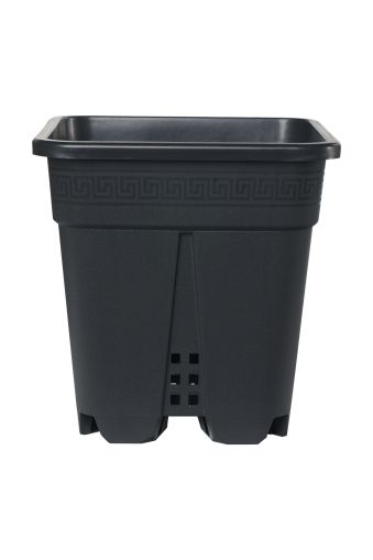 Square Pot Super-Vega Black P&B 9L