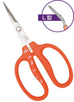 Garden shears for Grape picking CHIKAMASA B-250 L (curved blade)