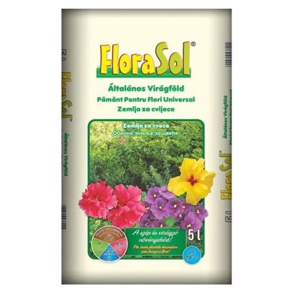 FLORASOL Универсална почва за цветя - 5 л.