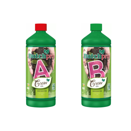 Dutchpro Soil Grow A+B - тор за растеж, за почва