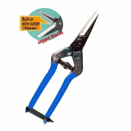 Garden shears CHIKAMASA E-6C (jagged blade with wire-cutting function)
