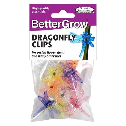 BetterGrow Dragonfly clips for orchid support - 10 pcs