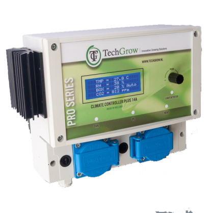 TechGrow Clima Control Plus 7A digital controller for 1 fan and 1 heater