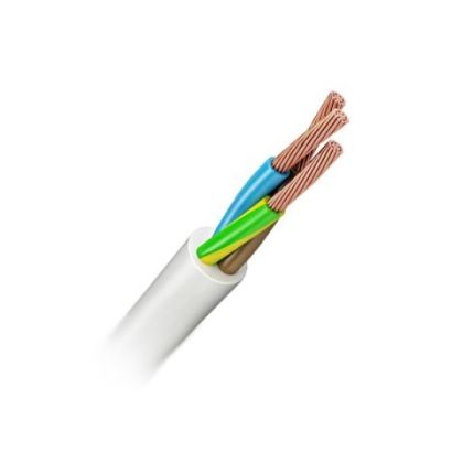 Cable per linear meter, 3x2.50mm² - 1 m. (no plug)