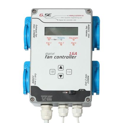 GSE Digital Humidity and Temperature Controller (2 fans 16A)