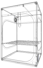 Secret Jardin DR150 Grow Tent (150 x 150 x 217 cm)