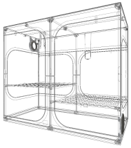 Secret Jardin 240W Grow Tent (237 x 120 x 200 cm)