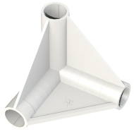 Secret Jardin - Резервен ъглов конектор Y-образен ⌀ 16 мм - 3 оси