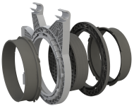 Secret Jardin DF16 Ducting Flange Kit for ⌀ 16-19mm Poles