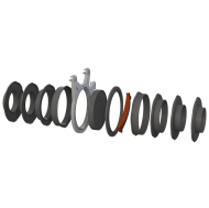 Secret Jardin DF25 Ducting Flange Kit for ⌀ 25mm Poles