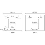 HOMEbox Ambient Q300+ - Палатка за отглеждане на растения (300 x 300 x 220см)