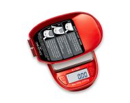 On Balance DJ-100-RD digital pocket mini-scale red
