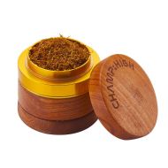 Champ High ⌀ 60mm - Wooden Metal Gold Grinder 4 Parts