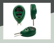 A device for measuring moisture, PH and light in the soil