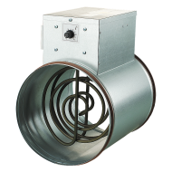 VENTS NK 125-2,4-1 U - Електрически канален нагревател (калорифер) 2400W