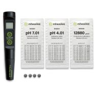 Milwaukee MW804 MAX Waterproof 4-in-1 pH/EC/ TDS/Temp Tester with Replaceable Probe
