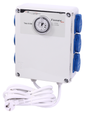 G-Systems Timer Box 6x600W - Таймер Кутия с 6 контакта за лампи, с 2 кръга