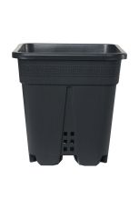Square Pot Super-Vega Black P&B 16L