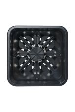 Square Pot Super-Vega Black P&B 16L