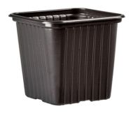 Квадратна работна саксия за разсад 9 х 9 х 10см (мека пластмаса)