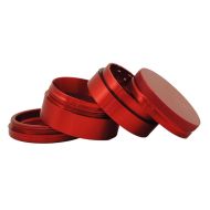 RAW Hammer Craft Medium Aluminium Grinder Red 4 Parts - 55mm