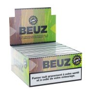 Beuz KS lim Unbleached Rolling Papers with Tips 