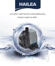 Водна потопяема Езерна помпа Hailea HX-4500 2000л/ч