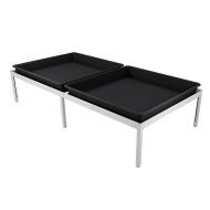 Metal prefabricated Tray Table 200 x100 cm.