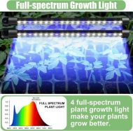 Germination and rooting kit with built-in lighting - 40 sockets, 2 LED strips, x 38 x 24 x 12cm