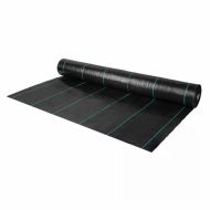 Cover (agrotextile) made of woven textile against weeds 70g. PP black UV, 1.1m x 100m