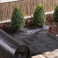 Weed cover made of woven textile 70g. PP black UV, 3.2m x 100m