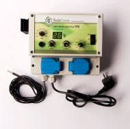 TechGrow Clima Control Basic Plus 7A Temperature, Min. and Max. Speed, and Hysteresis digital controller (2 fans)