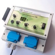 TechGrow Clima Control Basic Plus 7A Temperature, Min. and Max. Speed, and Hysteresis digital controller (2 fans)