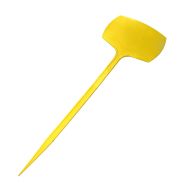 Жълта пластмасова / PVC табелка за надписване на растения 8 x 4 x 17 cm