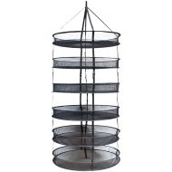 LightHouse Round DryNet - 75 cm (30") Black-6 Layers - Max.Load 21 kg/-3.5kg/Layer