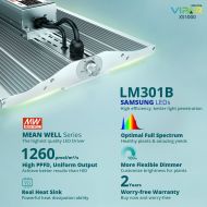 Viparspectra XS1000 100W - LED лампа за растеж и цъфтеж